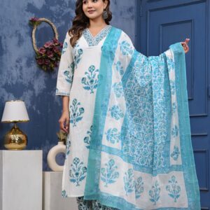 Classic Shirt Kurta Dupatta Set