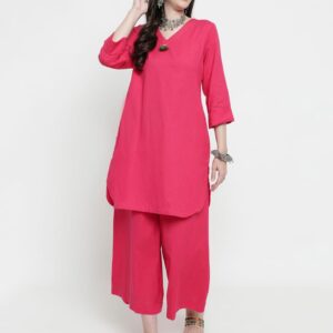 Elegant Fit Kurta Co-ord Set