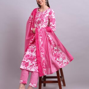 Bloom Garden Kurta Set with Dupatta