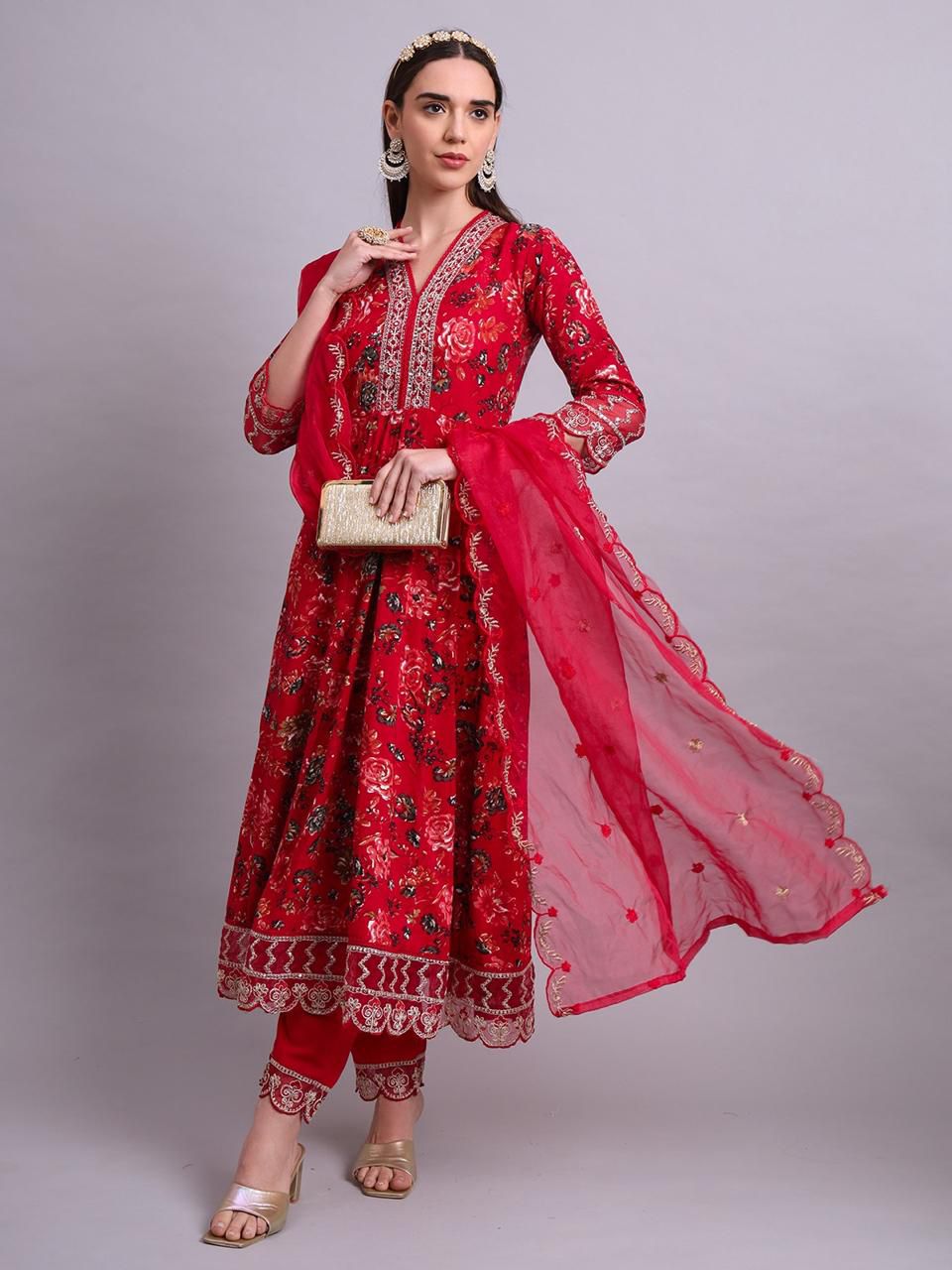 Royal Bloom Designer Kurta Set