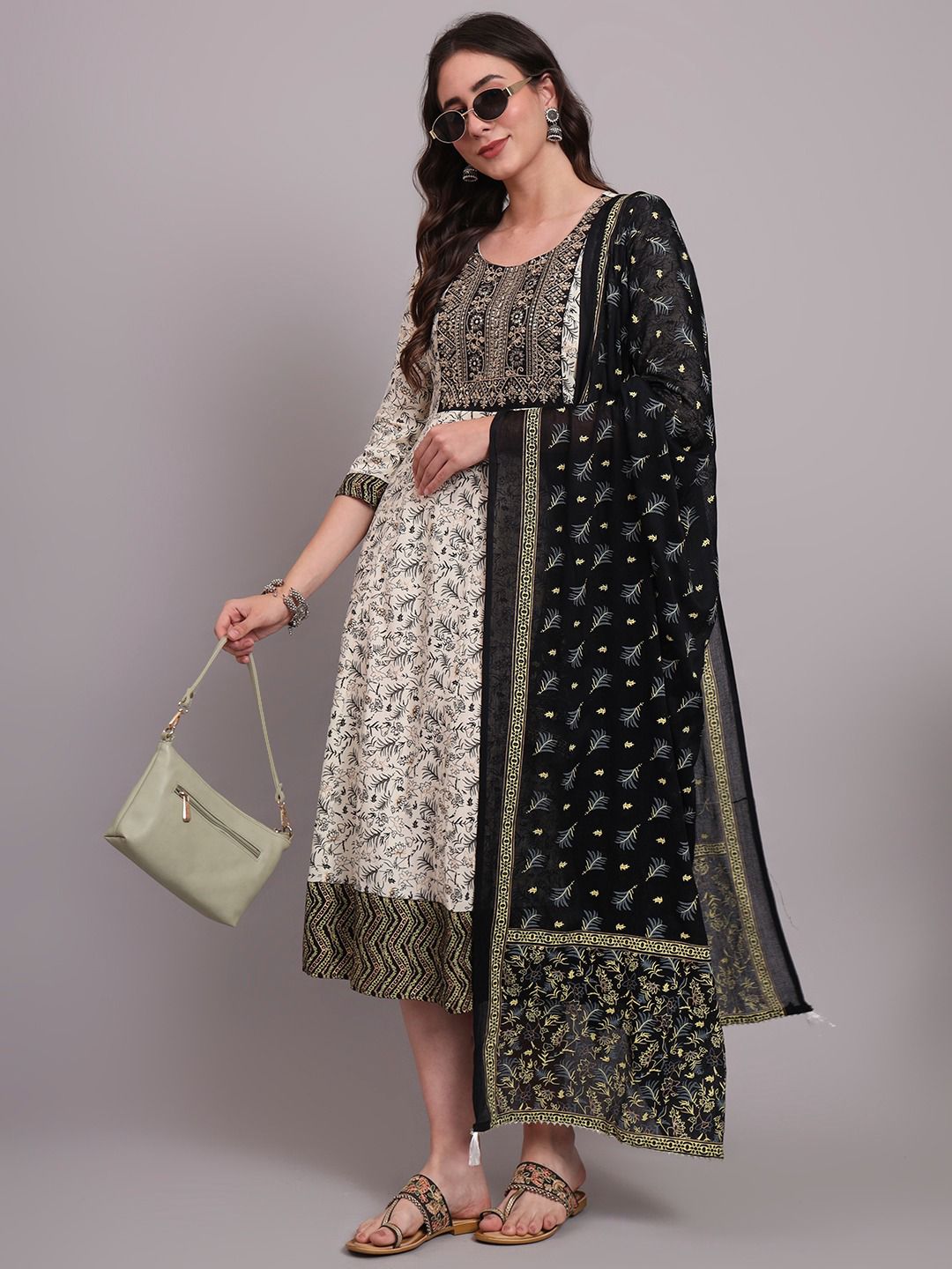 Classic Heritage Kurta Set with Dupatta