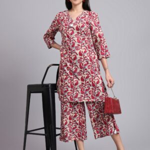 Printed Kurta & Culotte Set