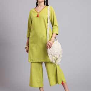 Classic Minimal Kurta & Straight Pant Set