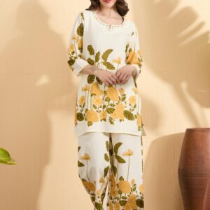 Botanical Pattern Designer Co-ord Set