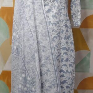 Botanical Print Kurta Set with Dupatta