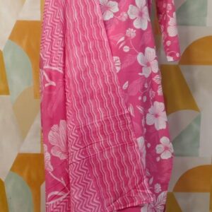 Charming Floral Printed Kurta Pant Set with Dupatta