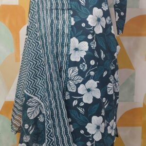 Floral Printed Kurta Pant Set with Patterned Dupatta